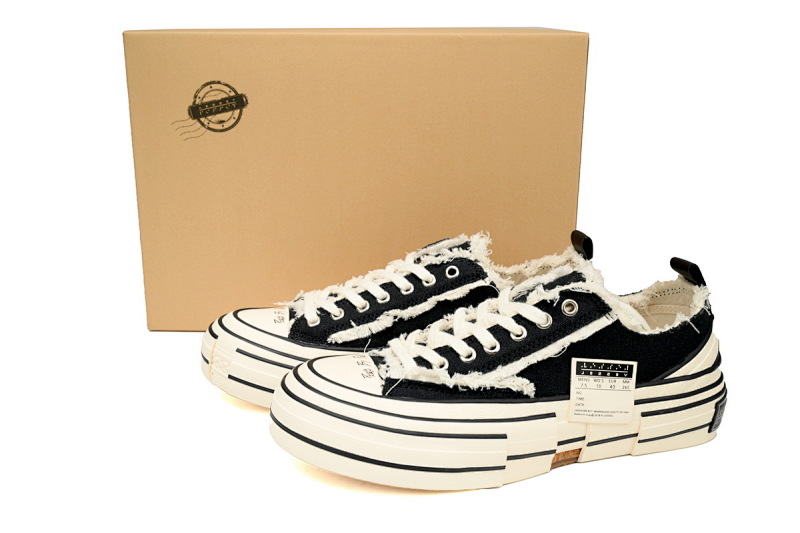 【CA7ET】盲文黑色 吴建豪XVESSELGOP硫化鞋 S19X001B xVESSEL G.O.P.Lows Classic Black And White