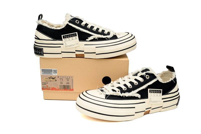 【CA7ET】盲文黑色 吴建豪XVESSELGOP硫化鞋 S19X001B xVESSEL G.O.P.Lows Classic Black And White