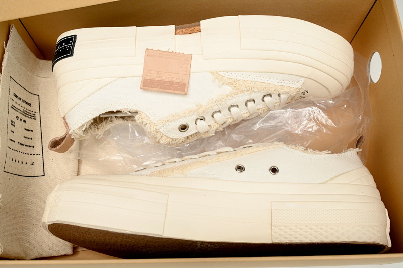 【CA7ET】经典全白 吴建豪XVESSELGOP硫化鞋 S20X010W xVESSEL G.O.P.Lows Classic All White