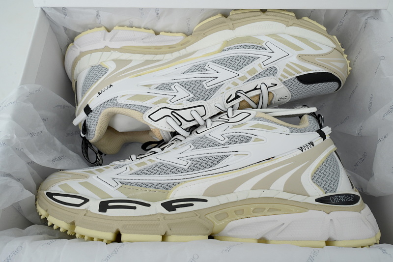 【CP3MI】米灰色 OFFWHITE跑鞋系列 OWIA289S26 FAB000564 Off-White Wmns Be Right beige-gray