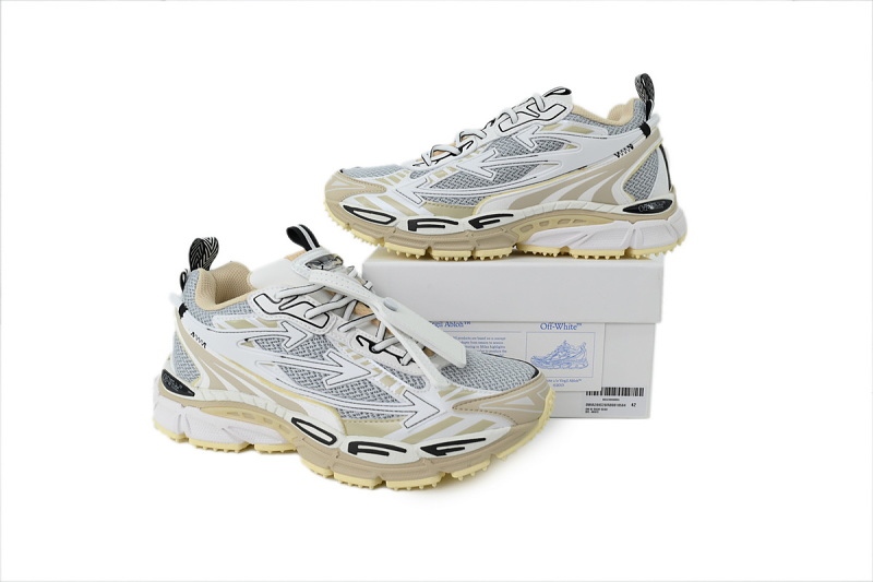 【CP3MI】米灰色 OFFWHITE跑鞋系列 OWIA289S26 FAB000564 Off-White Wmns Be Right beige-gray