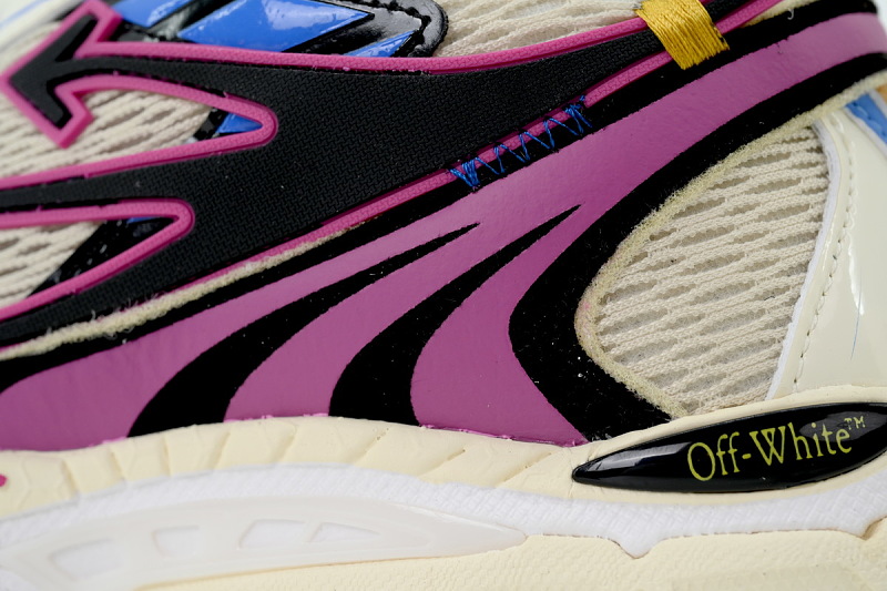 【CP3MI】洋红色 OFFWHITE跑鞋系列 W289S6F0061 00RUBBER Off-White Wmns Be Right 'Magenta'