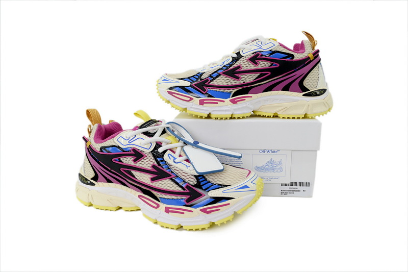 【CP3MI】洋红色 OFFWHITE跑鞋系列 W289S6F0061 00RUBBER Off-White Wmns Be Right 'Magenta'
