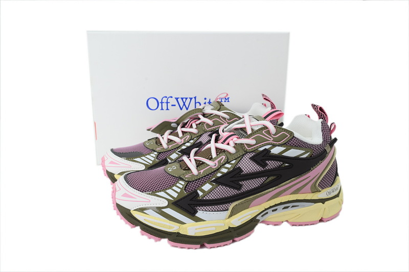【CP3MI】粉绿 OFFWHITE跑鞋系列 OWIA289S26 FAB002633C Off-White Wmns Be Right 'Pink Green'