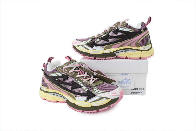 【CP3MI】粉绿 OFFWHITE跑鞋系列 OWIA289S26 FAB002633C Off-White Wmns Be Right 'Pink Green'