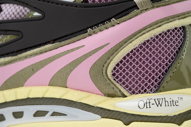 【CP3MI】粉绿 OFFWHITE跑鞋系列 OWIA289S26 FAB002633C Off-White Wmns Be Right 'Pink Green'