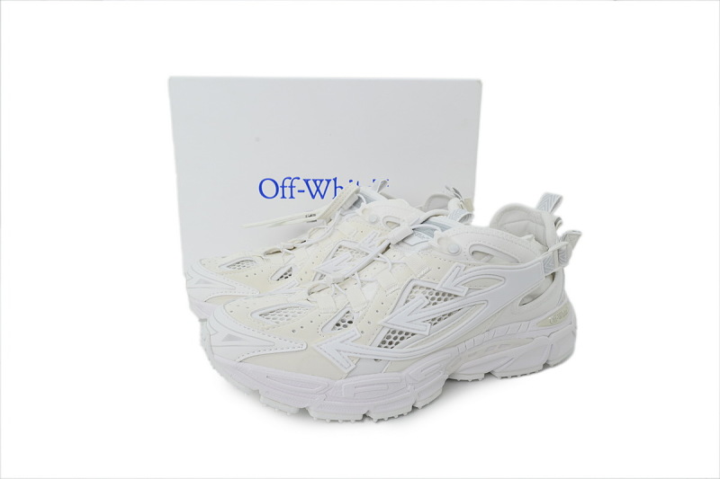 【CP3MI】象牙白 OFFWHITE跑鞋系列 OMIA29SS 26FAB00 10101 FF-WHITE Out Of Lvory White