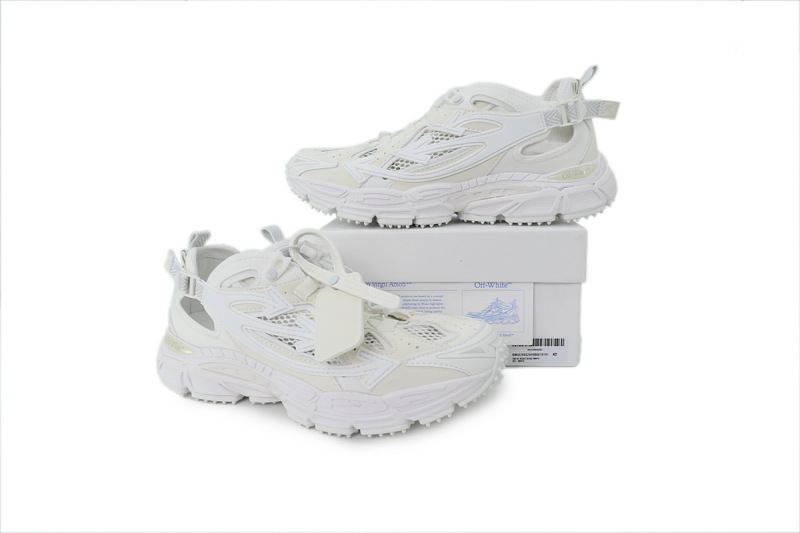 【CP3MI】象牙白 OFFWHITE跑鞋系列 OMIA29SS 26FAB00 10101 FF-WHITE Out Of Lvory White