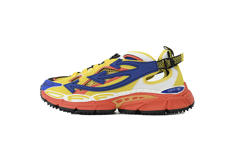 【CP3MI】黄色 OFFWHITE跑鞋系列 OMIA29S S26FAB00 11884 FF-WHITE Out Of Yellow