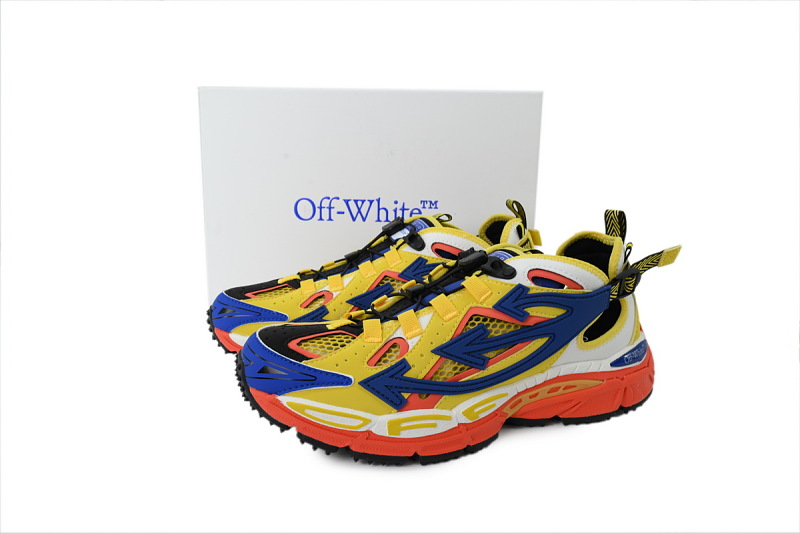 【CP3MI】黄色 OFFWHITE跑鞋系列 OMIA29S S26FAB00 11884 FF-WHITE Out Of Yellow