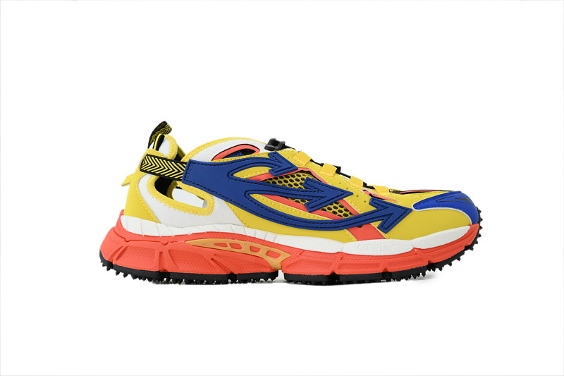 【CP3MI】黄色 OFFWHITE跑鞋系列 OMIA29S S26FAB00 11884 FF-WHITE Out Of Yellow