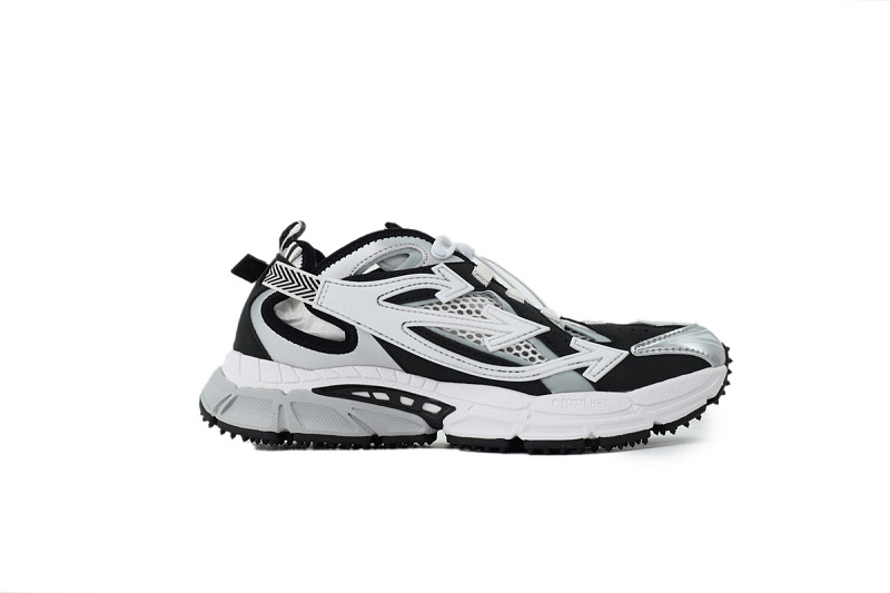 【CP3MI】银黑 OFFWHITE跑鞋系列 OMIA29SS 26FAB00 17210 FF-WHITE Out Of Silver Black