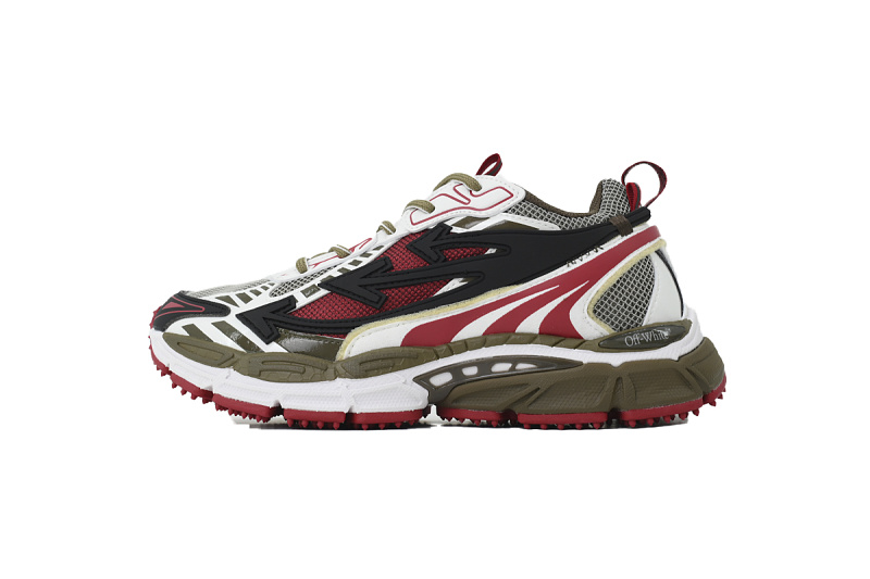 【CP3MI】棕红 OFFWHITE跑鞋系列 OMIA295S 26FAB00 22710 FF-WHITE Out Of Maroon