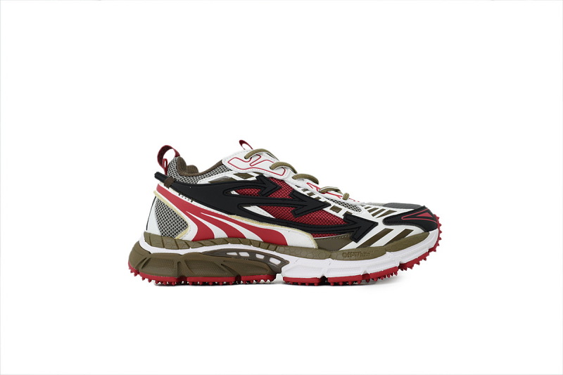 【CP3MI】棕红 OFFWHITE跑鞋系列 OMIA295S 26FAB00 22710 FF-WHITE Out Of Maroon