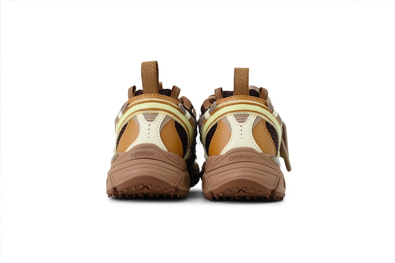 【CP3MI】棕色 OFFWHITE跑鞋系列 OMIA295F 25FAB00 16E0A FF-WHITE Out Of Brown