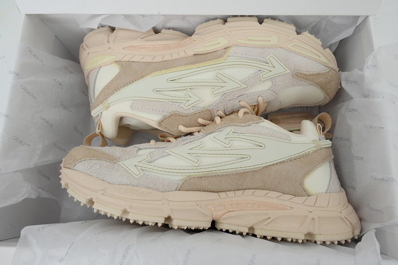 【CP3MI】米粉 OFFWHITE跑鞋系列 OWIA289F 25LEA00 16404 FF-WHITE Out Of Rice Noodles
