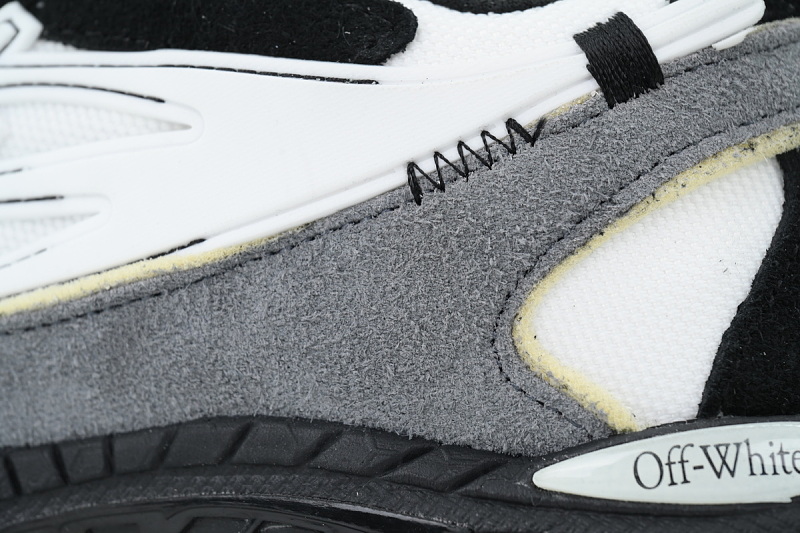 【CP3MI】黑白 OFFWHITE跑鞋系列 OMIA295S 26LEA00 10110 FF-WHITE Out Of Black And White