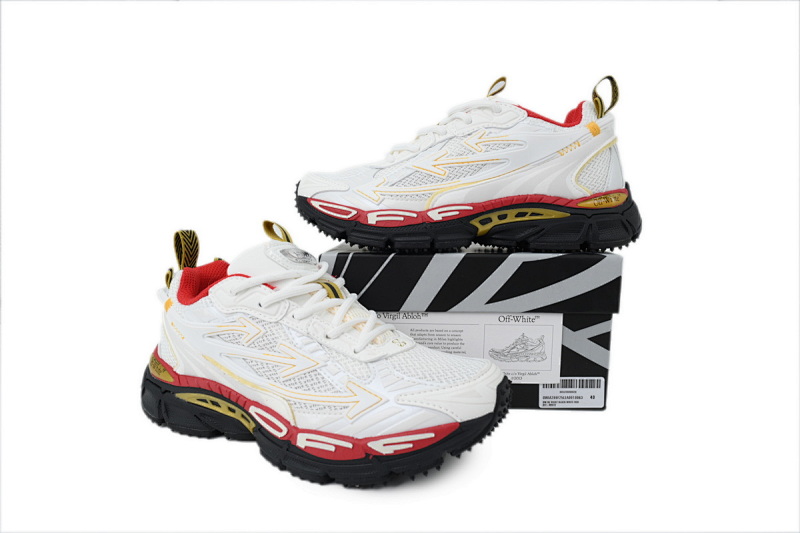 【CP3MI】黑白红 OFFWHITE跑鞋系列 OWIA289F 25LEA001 0063 FF-WHITE Out Of Black White Red