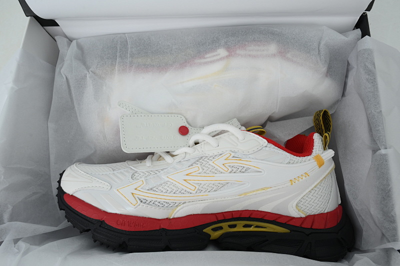 【CP3MI】黑白红 OFFWHITE跑鞋系列 OWIA289F 25LEA001 0063 FF-WHITE Out Of Black White Red