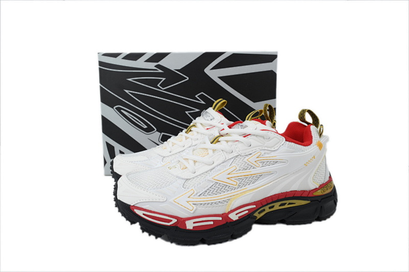 【CP3MI】黑白红 OFFWHITE跑鞋系列 OWIA289F 25LEA001 0063 FF-WHITE Out Of Black White Red