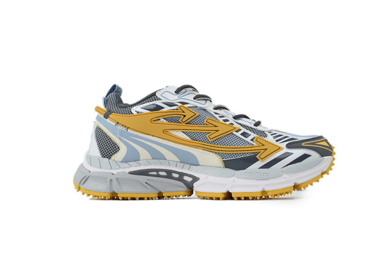 【CP3MI】黄灰 OFFWHITE跑鞋系列 OMIA295S 26FAB002 4C16 FF-WHITE Out Of Yellow Gray