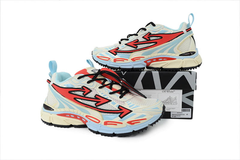 【CP3MI】粉蓝 OFFWHITE跑鞋系列 OMIA295S 26FAB005 7626  FF-WHITE Out Of Powder Blue