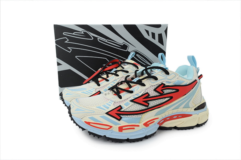 【CP3MI】粉蓝 OFFWHITE跑鞋系列 OMIA295S 26FAB005 7626  FF-WHITE Out Of Powder Blue