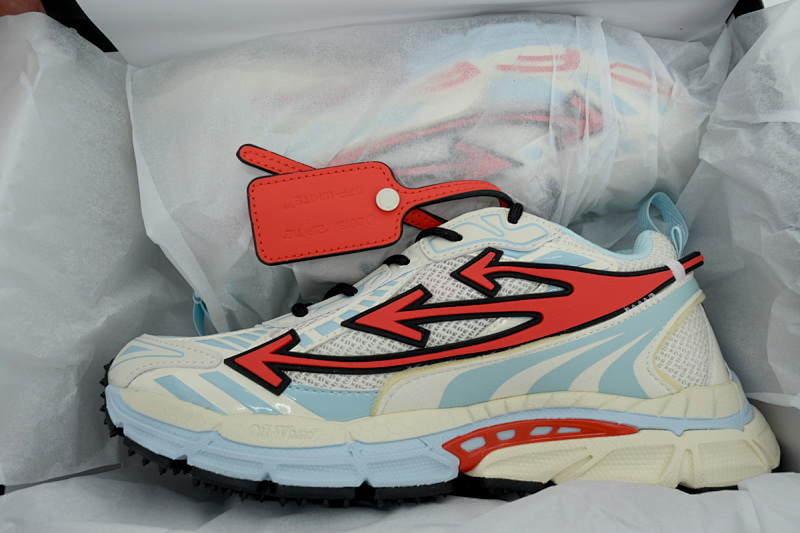 【CP3MI】粉蓝 OFFWHITE跑鞋系列 OMIA295S 26FAB005 7626  FF-WHITE Out Of Powder Blue