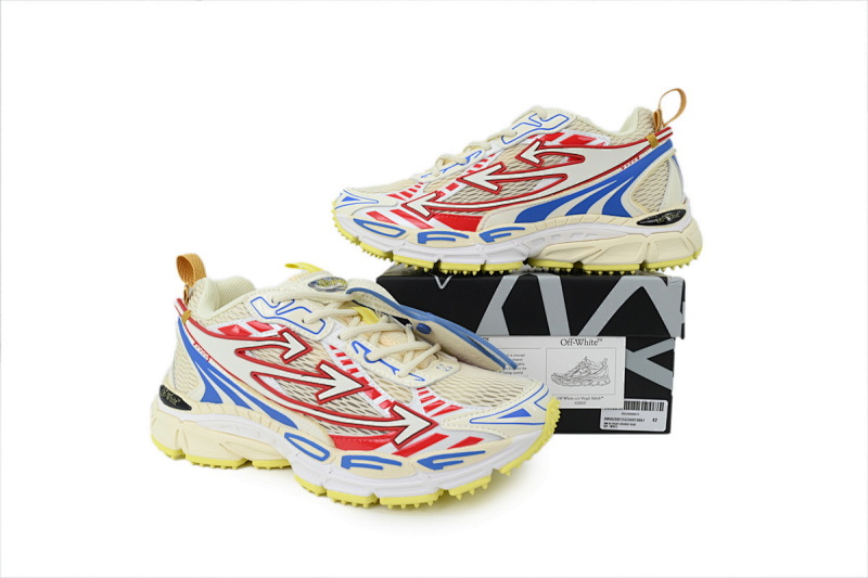 【CP3MI】米白色 OFFWHITE跑鞋系列 OMIA289F 25LEA001 0057  FF-WHITE Out Of Beige