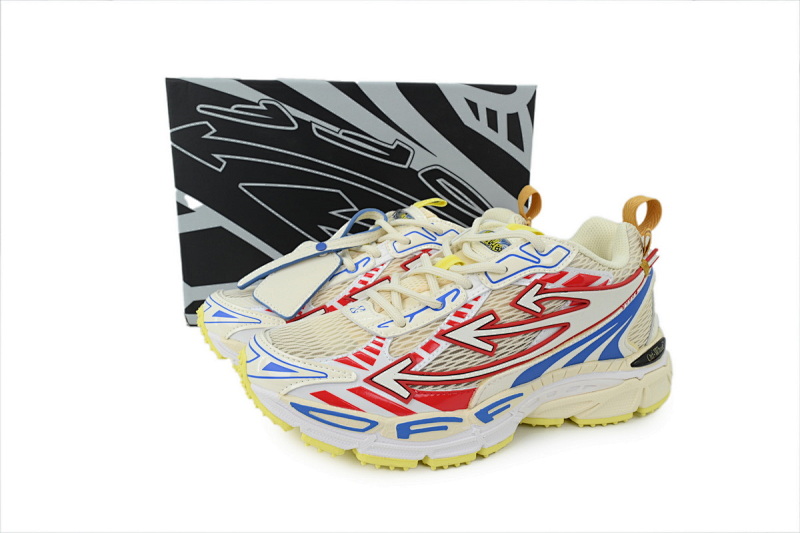 【CP3MI】米白色 OFFWHITE跑鞋系列 OMIA289F 25LEA001 0057  FF-WHITE Out Of Beige