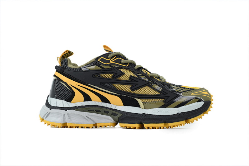 【CP3MI】军绿黑 OFFWHITE跑鞋系列 OMIA295S 26FAB002 1016 FF-WHITE Out Of Military Green Black