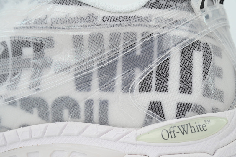 【CP3MI】白色印花 OFFWHITE跑鞋系列 OWIA289F 25LEA001 0055  FF-WHITE Out Of White Printed Pattern