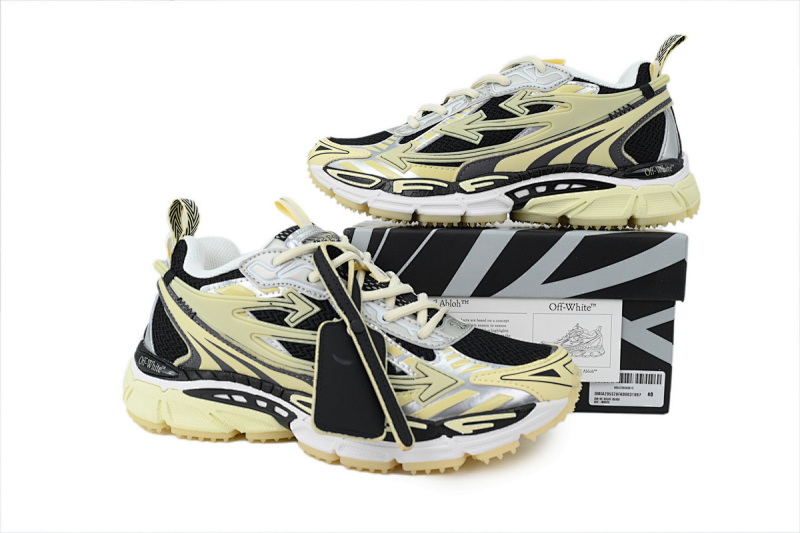 【CP3MI】米色夜光 OFFWHITE跑鞋系列 OWIA295S 26FAB003 1087 FF-WHITE Out Of Beige Night Light