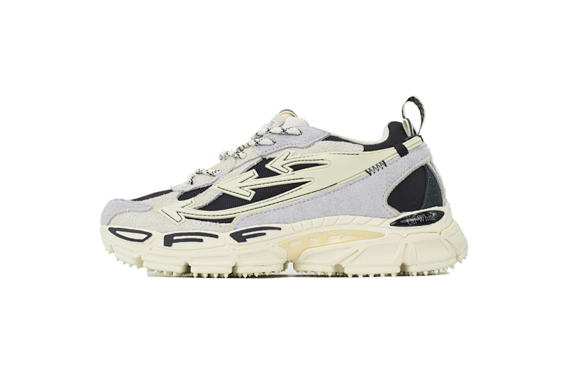 【CP3MI】浅米色  OFFWHITE跑鞋系列 OWIA289 F25LEA001 0310 FF-WHITE Out Of Light Beige