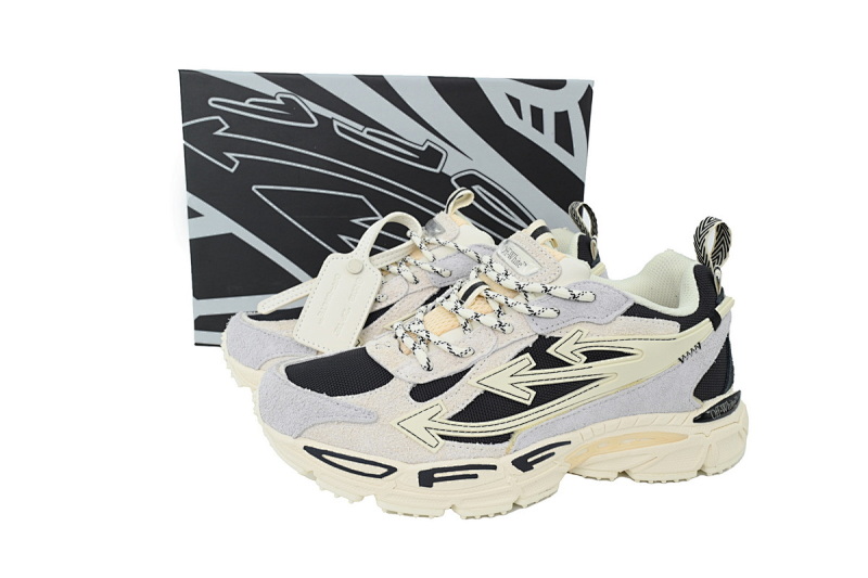 【CP3MI】浅米色  OFFWHITE跑鞋系列 OWIA289 F25LEA001 0310 FF-WHITE Out Of Light Beige
