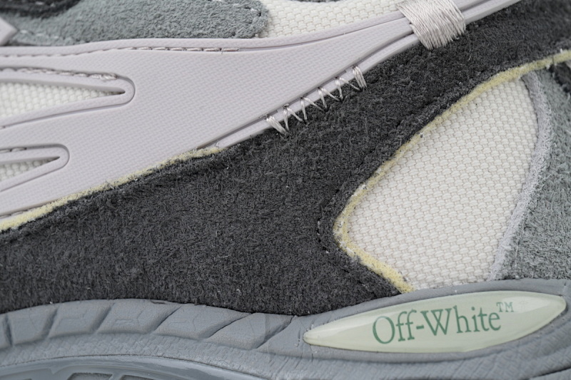 【CP3MI】灰色 OFFWHITE跑鞋系列 OWIA289F 25LEA001 0805 FF-WHITE Out Of Grey