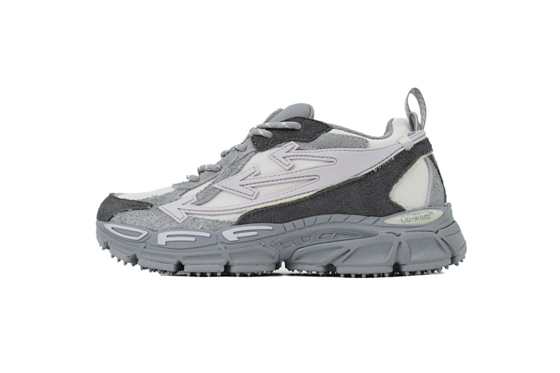 【CP3MI】灰色 OFFWHITE跑鞋系列 OWIA289F 25LEA001 0805 FF-WHITE Out Of Grey