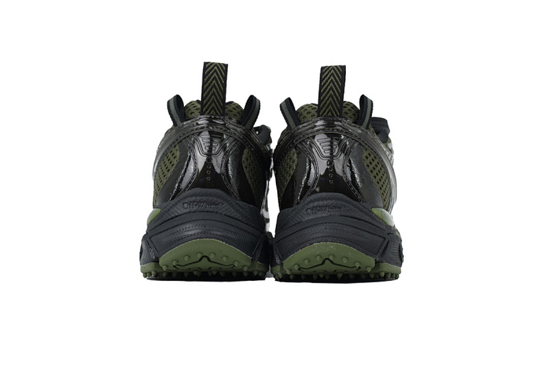 【CP3MI】墨绿 OFFWHITE跑鞋系列 OMIA295F25 FAB003 6310 FF-WHITE Out Of Dark Green
