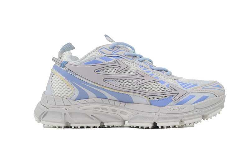 【CP3MI】浅蓝灰 OFFWHITE跑鞋系列 OMIA295F24 FAB00  10039 FF-WHITE Out Of Light Blue Grey