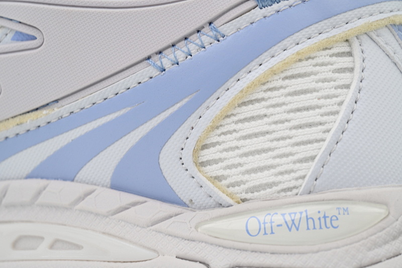 【CP3MI】浅蓝灰 OFFWHITE跑鞋系列 OMIA295F24 FAB00  10039 FF-WHITE Out Of Light Blue Grey