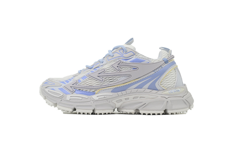 【CP3MI】浅蓝灰 OFFWHITE跑鞋系列 OMIA295F24 FAB00  10039 FF-WHITE Out Of Light Blue Grey
