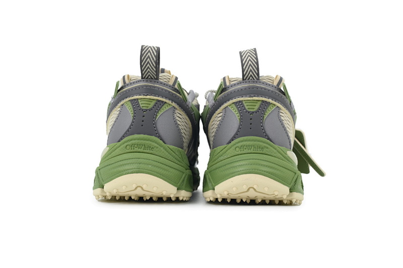 【CP3MI】军绿灰 OFFWHITE跑鞋系列  OMIA295F24 FAB001 0038 FF-WHITE Out Of Military Green Grey