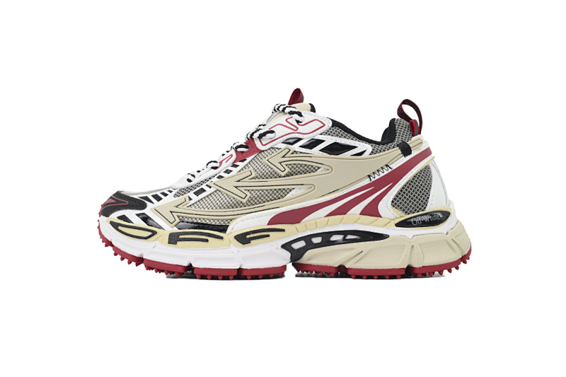 【CP3MI】卡其红  OFFWHITE跑鞋系列 OMIA295C99 FAB000 0032  FF-WHITE Out Of Khaki Red