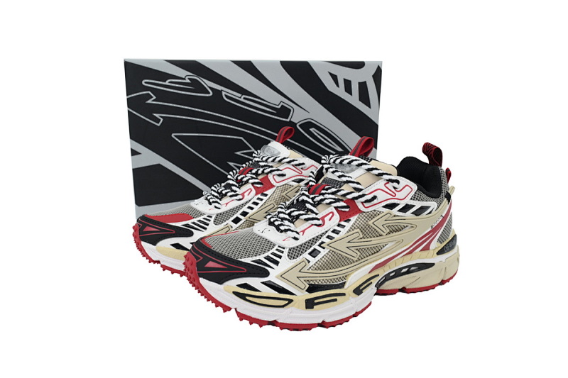 【CP3MI】卡其红  OFFWHITE跑鞋系列 OMIA295C99 FAB000 0032  FF-WHITE Out Of Khaki Red