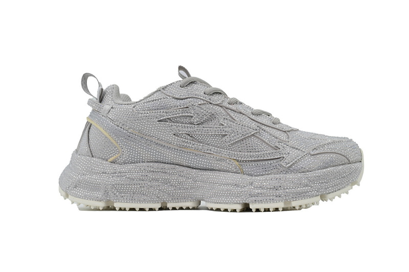 【EP5MI】银色满钻 OFFWHITE跑鞋系列 OWIA289W24 FAB00 18300 FF-WHITE Out Of Silver Full Diamond