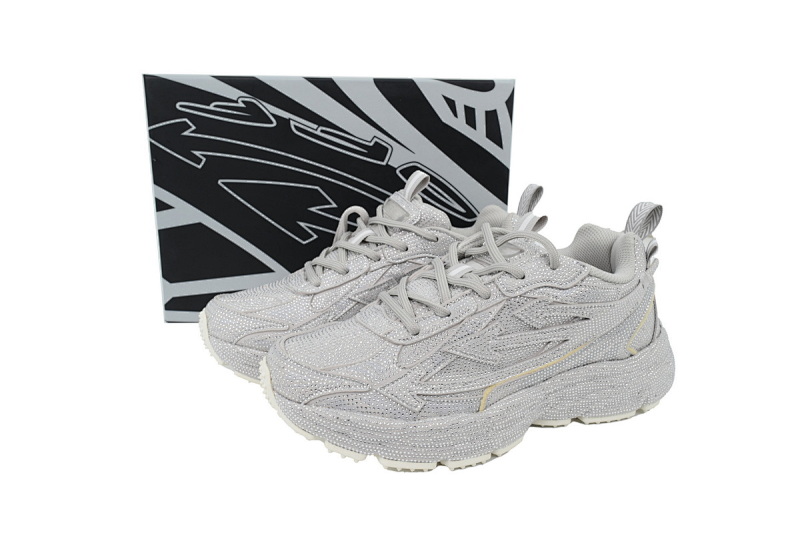【EP5MI】银色满钻 OFFWHITE跑鞋系列 OWIA289W24 FAB00 18300 FF-WHITE Out Of Silver Full Diamond