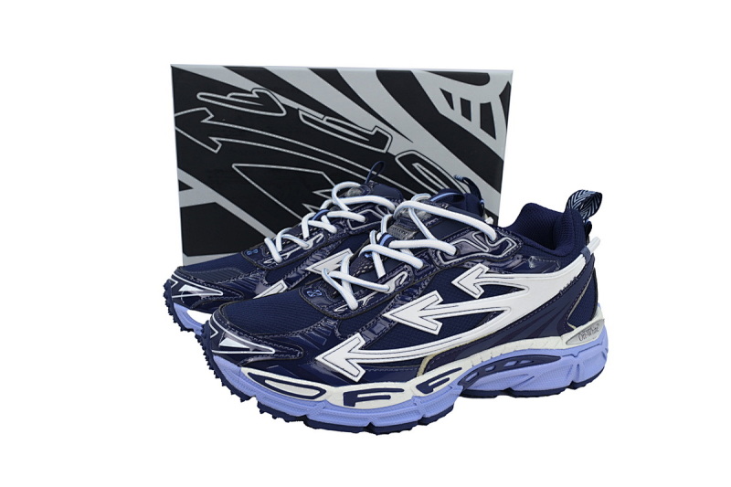 【CP3MI】海军蓝 OFFWHITE跑鞋系列 OIIA295C99 FAB00 24642 FF-WHITE Out Of Navy Blue