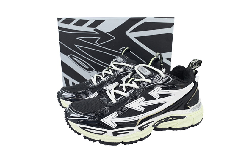 【CP3MI】草绿黑 OFFWHITE跑鞋系列 OMIA295C99 FAB002 1014  FF-WHITE Out Of Grass Green Black