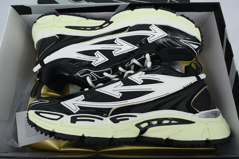 【CP3MI】草绿黑 OFFWHITE跑鞋系列 OMIA295C99 FAB002 1014  FF-WHITE Out Of Grass Green Black