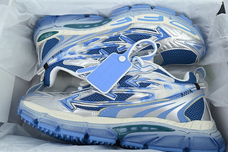 【CP3MI】渐变蓝 OFFWHITE跑鞋系列  OMIA295S25 FAB00 47245   FF-WHITE Out Of Gradient Blue